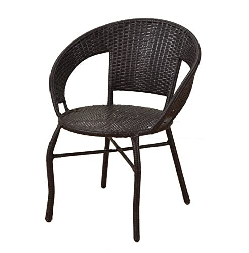 PRATHAM INDIA Brown Single Chair Beautiful Patio Furniture Set for Outdoor/Indoor Furniture for Garden || Balcony || Office Furniture || Café & Restaurant || Party Hall for Home Decoration