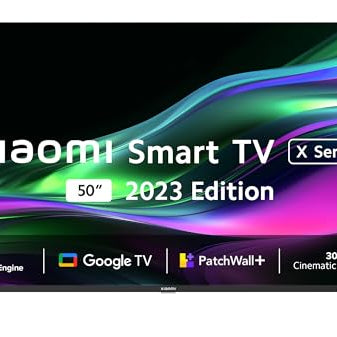 Xiaomi 125 cm (50 inches) X 4K Dolby Vision Series Smart Google TV L50M8-A2IN (Black)