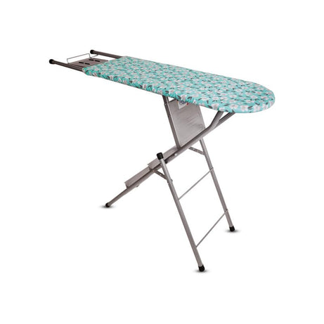 Peng Essentials MultiComfort Iron Table for Ironing Clothes - 2 in 1 Ironing Board with Ladder, Anti-Slip Feet, Ladder Cum Ironing Board, Iron Rest with Silicon Pad, carry upto 100 Kg - Green