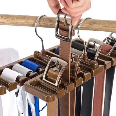 OROOBA® Big Number Belt Storage Rack Hang Tie Year Shelves Scarves Pylon Hanger Sort Out