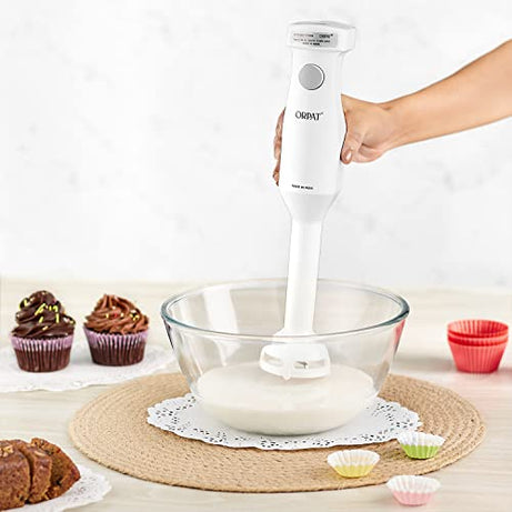 Orpat HHB-100E WOB 250-Watt Hand Blender (White)