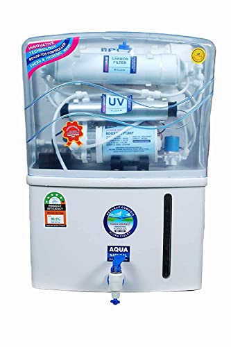 Cubex Aqua Grand 12 Litre Mineral Ro Water Purifier Technology With Uv, Uf, Tds Adjuster Filter Wall Mounted Or Counter Top Installation For Home|Suitable For All Type Water Supply