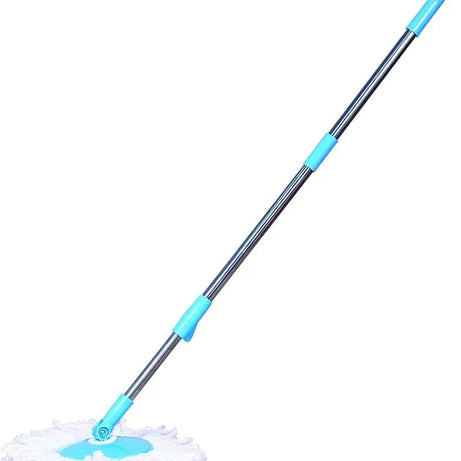 Milton Mop Stick Floor Cleaning- Mop Rod Stainless Steel 360 Spin Cleaning Mop Rod Mop Stick Rod With 1 Refill -Mop Handle Set