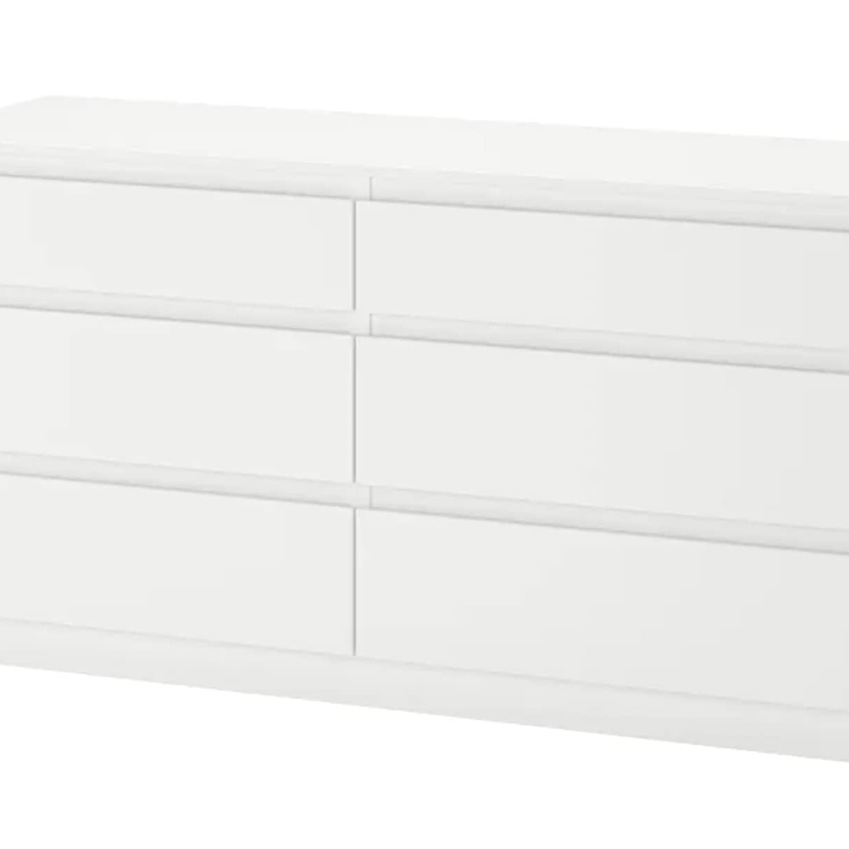 MARIAS KOMMERCEIKEA KULLEN Chest of 6 drawers, white140x72 cm (55 1/8x28 3/8 ")