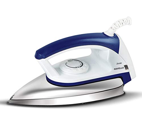 Havells Stainless Steel Insta 600 Watts Dry Irons (Royal Blue)