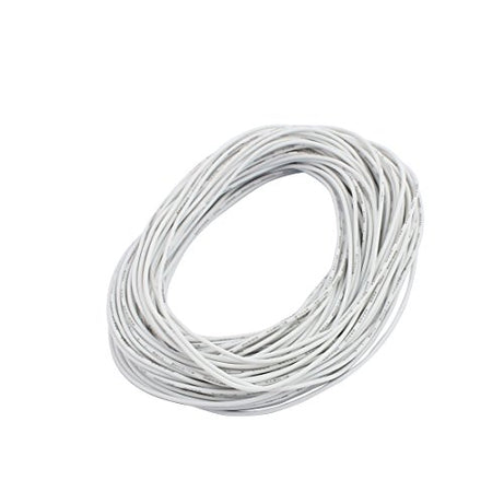 PRAV® 26AWG 3KV Electric Copper Core Flexible Silicone Wire Cable 20M White