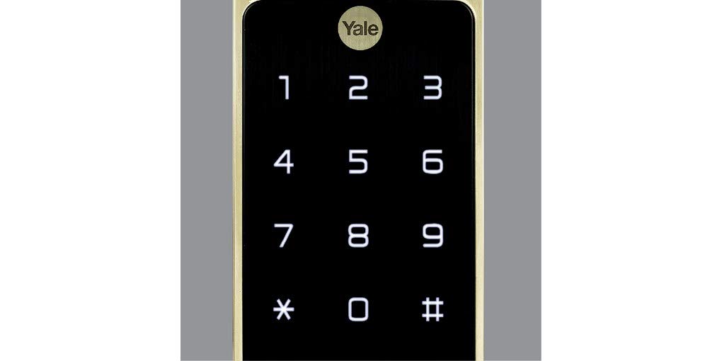 Yale YDR 41 Smart Lock for Sliding Door/Double Door (Rim Lock), Biometric