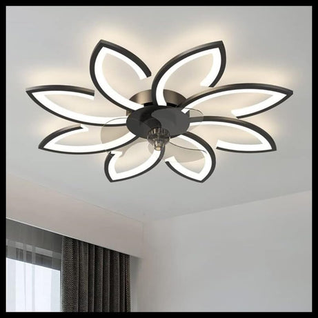 Smartway®- Chandelier for living room,modern,dining table,hall,hanging ceiling light,pendant lamp,104 Watt Amaya Fan,Smart Voice Assist (Google, Alexa), App Control