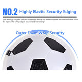 VGRASSP Hover Soccer Ball, Soft Eva Material Foam Bumper Air Indoor Football Made in India for Kids, Toy with Multi Colour LED Lights, Best Gifts for Toddlers, Boys and Girls (Color as per Stock)