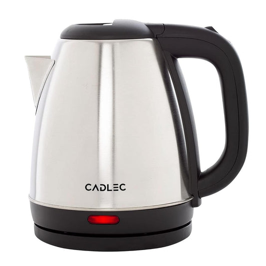 Cadlec Crystal 1.5L Stainless Steel Electric Kettle | Swift Boil | Auto Shut-Off | Multi-Use for Tea/Coffee, Noodles, and Soups (Silver, 1500 Watts)