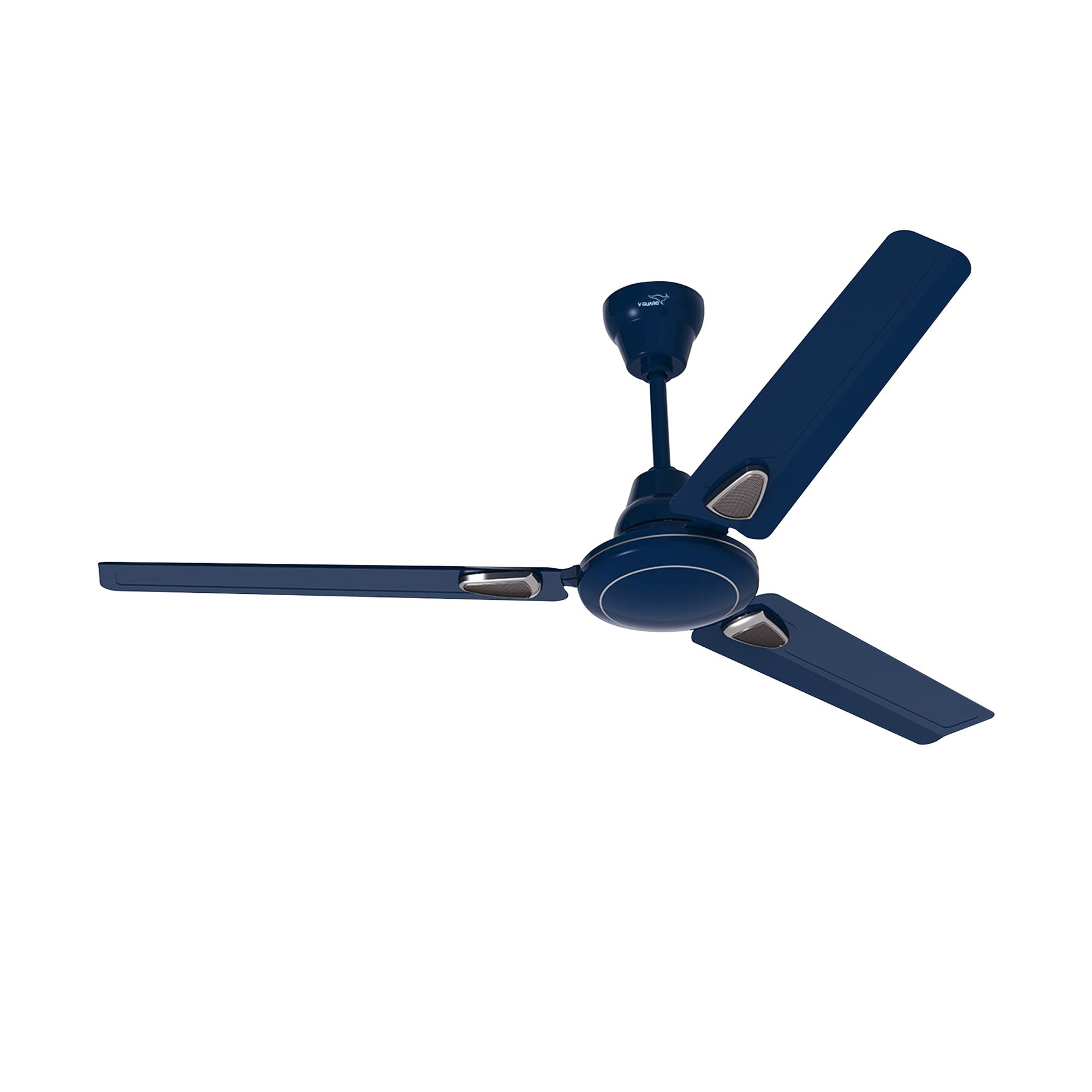 V-Guard Windle Deco AS Modern Ceiling Fan For Home | High Speed 100% Copper Motor | Exquisite Detailing For Elevated Charm | Powder-Coated Glossy Finish | Admiral Blue