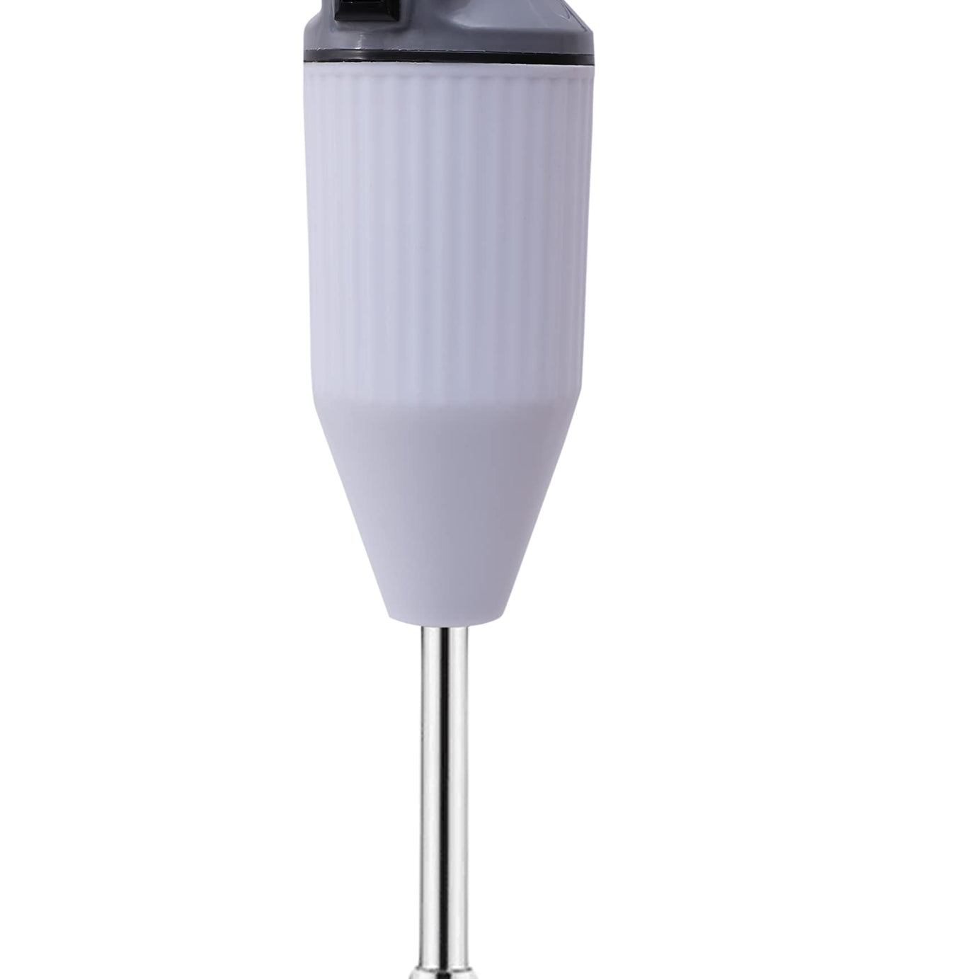 250W Wondertech Queen Hand Blender (Grey White) with Rust free steel arm, Easy single trigger operation, Specially designed blades, Wall bracket for easy storage