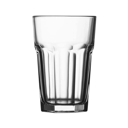 Pasabahce Tempered Long Drink Water Juice Glass Tumbler - Set of 6 (415 ml)