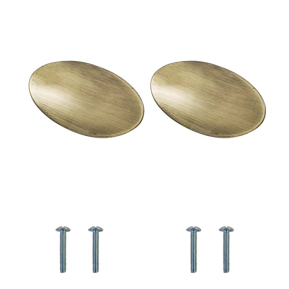 VOLO® Antique Brass Cabinet Knob Pull Handle (Knob tr_sh 10_ov Ant.(2 Pcs.))