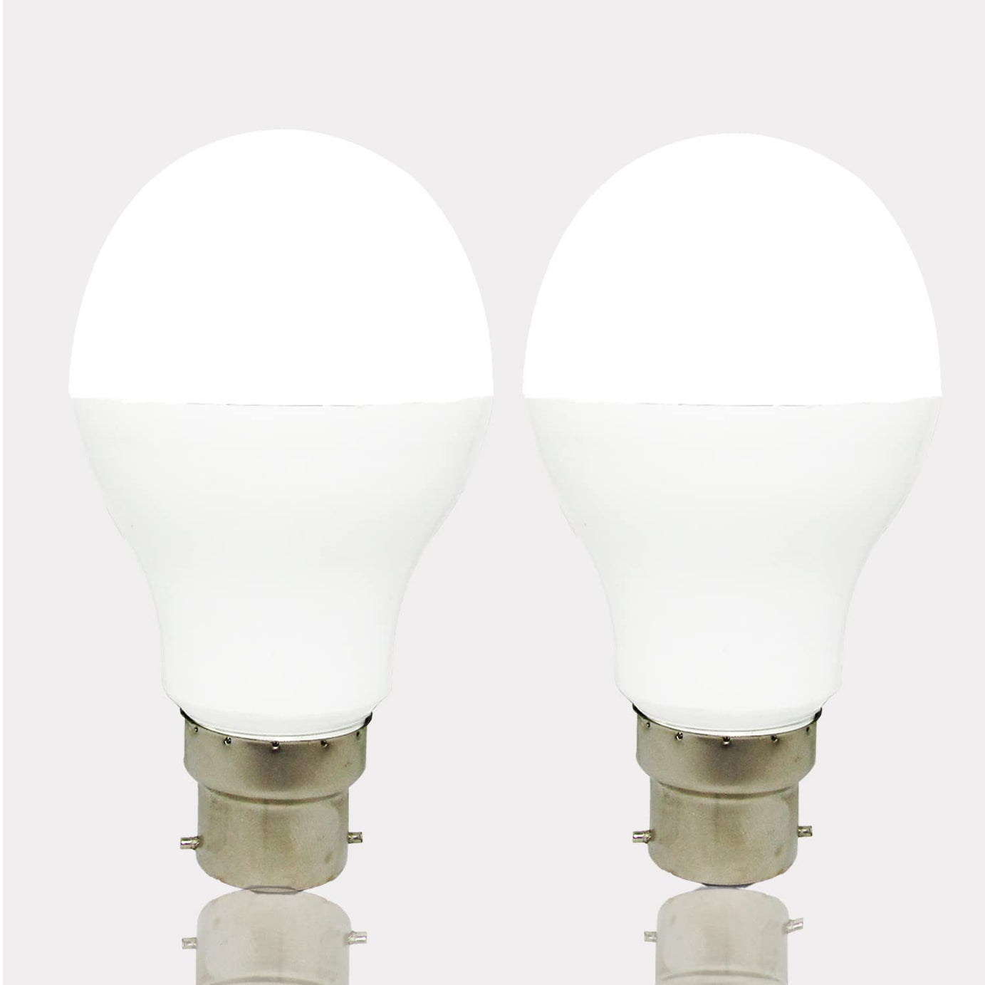 RENMAX 9-Watt B22 LED Bulb Round Shaped Sensor Operated Light Day/Night Automatic On-Off Cool White Light (Pack of 2)