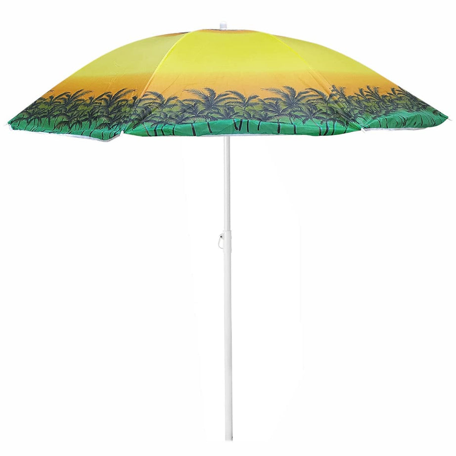 RAINPOPSON® Garden Umbrella for Men and Women Outdoor Big Size With Stand Waterproof/Sunlit Proof Super Cloth Patio Garden Outdoor Umbrella (6ft/36in) (Yellow) (Yellow Print)