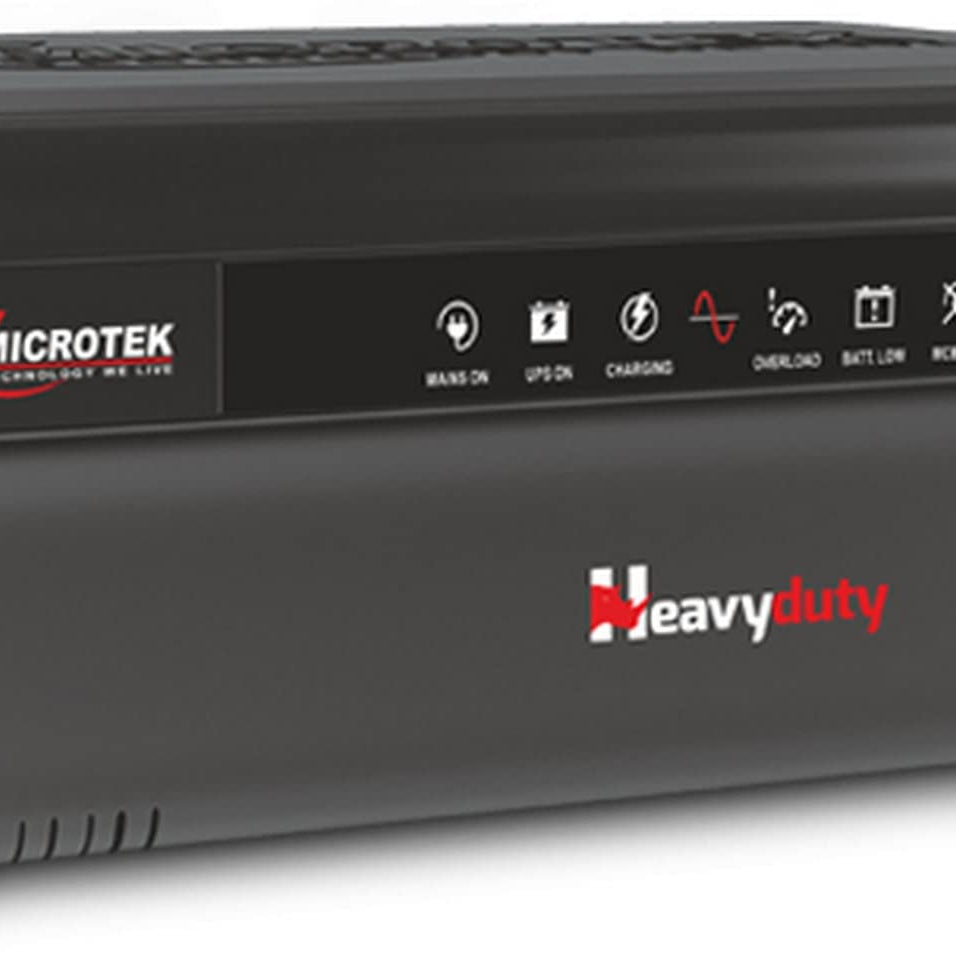 Microtek Heavy Duty 1550 Advanced Digital 1250VA/12V Inverter, Support 1 Battery with 2 Year Warranty for Home, Office & Shops