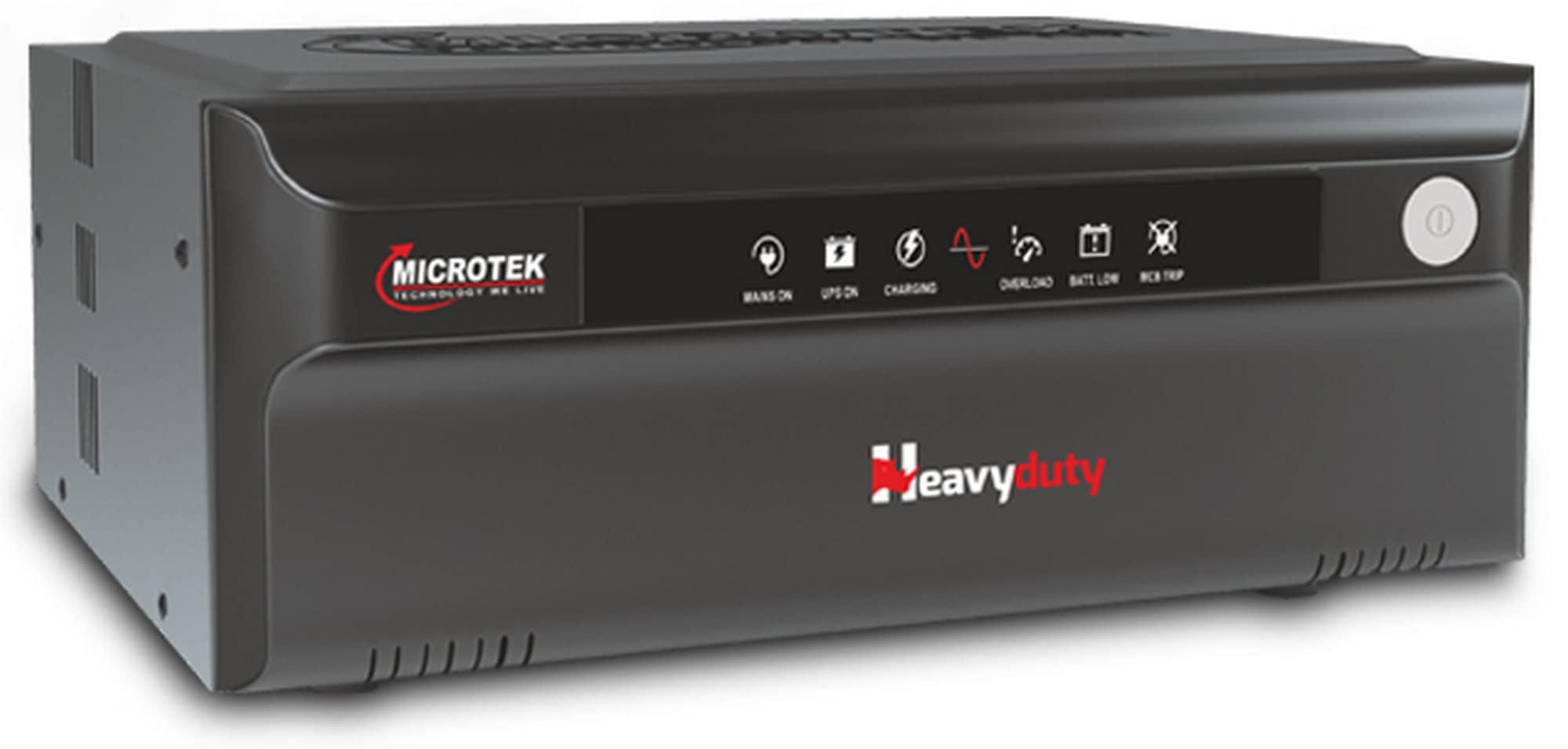 Microtek Heavy Duty 1550 Advanced Digital 1250VA/12V Inverter, Support 1 Battery with 2 Year Warranty for Home, Office & Shops