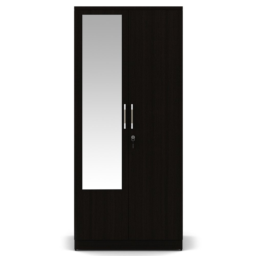 Spacewood Texas 2 Door Wardrobe (Woodpore Finish, Natural Wenge)