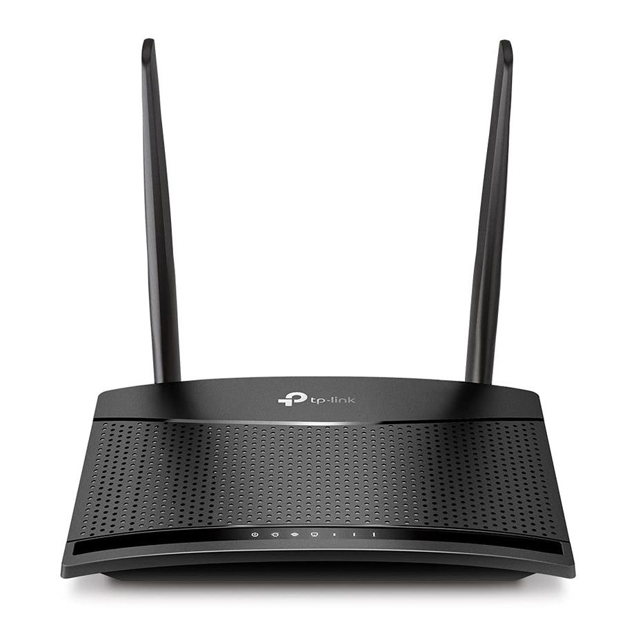 TP-Link TL-MR100 300Mbps 2.4GHz Wireless N 4G LTE, Wi-Fi N300, Plug and Play, Parental Controls, Guest Network, with Micro SIM Card Slot, WiFi Router, Black