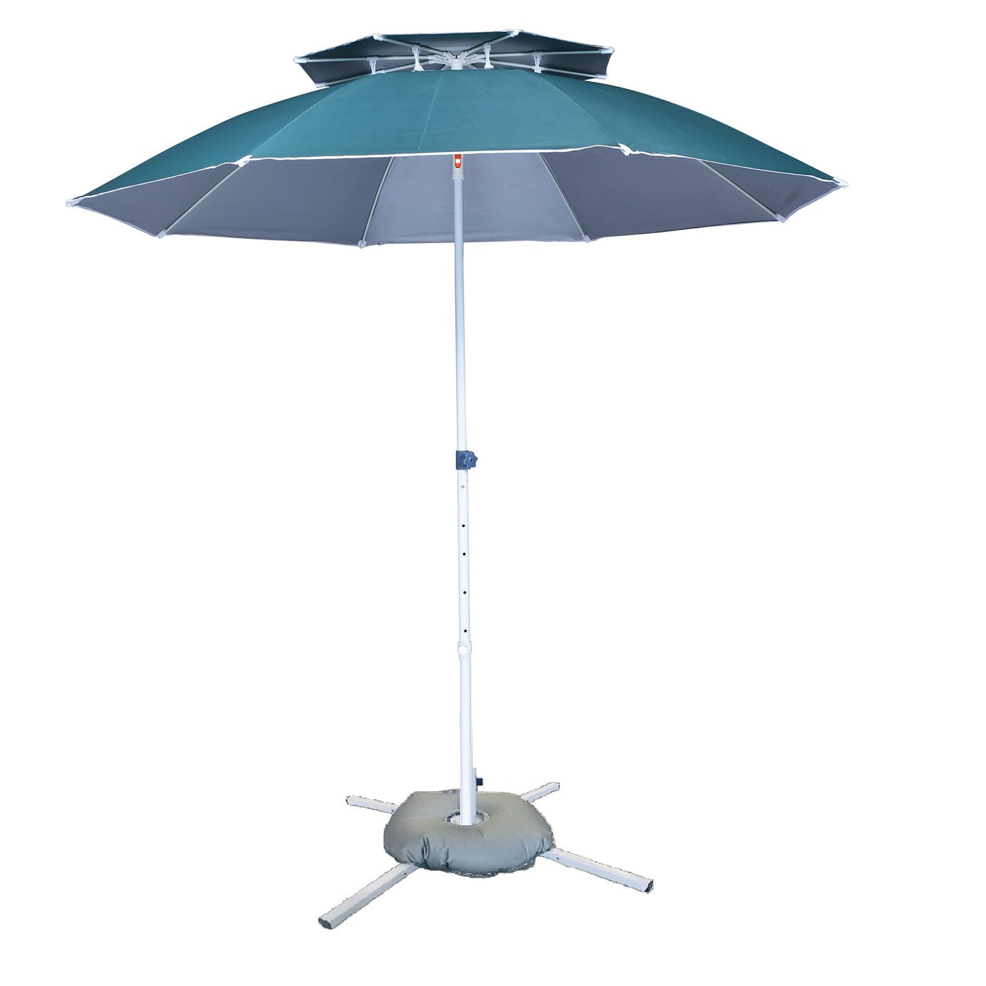 Invezo Outdoor Garden Patio umbrella with stand & Water tube (size : 8.5 ft, water proof, Uv proof) promotional umbrella, big outdoor umbrella, Beach umbrellas (Green)