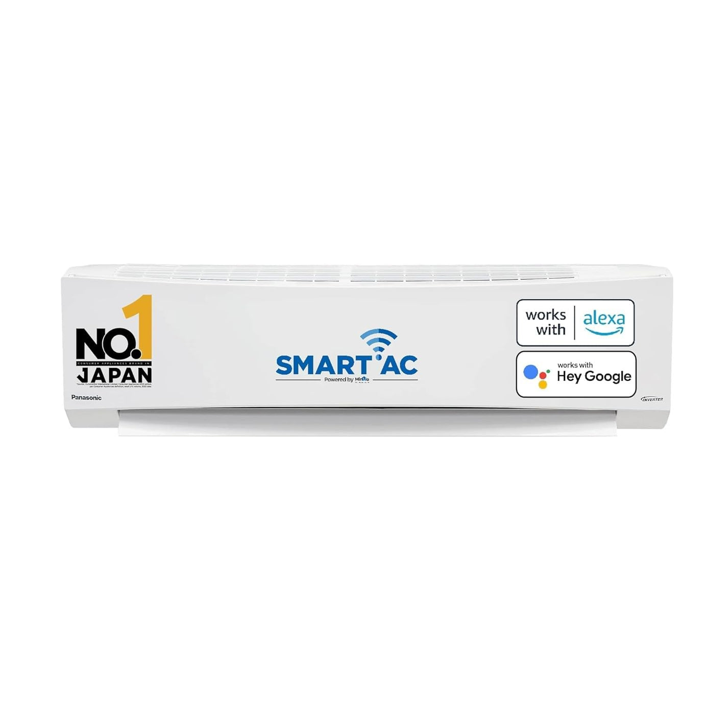 Panasonic 1.5 Ton 5 Star Wi-Fi Inverter Smart Split AC (India's 1st Matter Enabled RAC, Copper Condenser, 7in1 Convertible, True AI, 4 Way Swing, PM 0.1 Filter, CS/CU-NU18ZKY5W, 2024 Model, White)