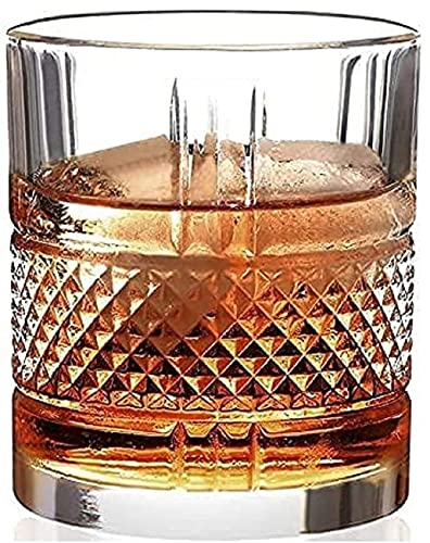 interglobe Glassware for Scotch Bourbon Cognac Brandy Cocktail Old Fashioned Tumblers