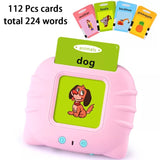 SUPER TOY 112 Talking Baby Flash Cards Educational Toys for 2 3 4 Years Old, Learning Resource Electronic Interactive Toys for 2-4 Year Old Boys Girls Toddlers Kids Birthday Gifts Ages 2 3 4 5