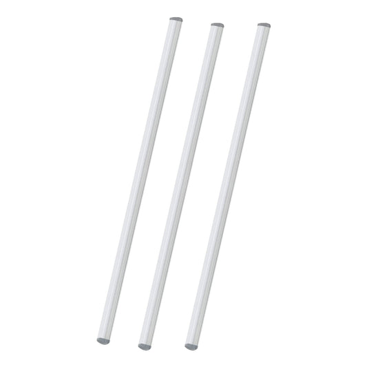 Surya 20W 6500K 2 FT Brito Fitting Metallic LED Batten/Tubelight for Home (Cool White)(Pack of 3)