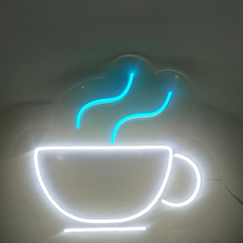 Coffee neon Sign/Light (12 x 12 inches) Neon LED Light, Decorative Light for Room, Party and Bar Comes with an Adaptor