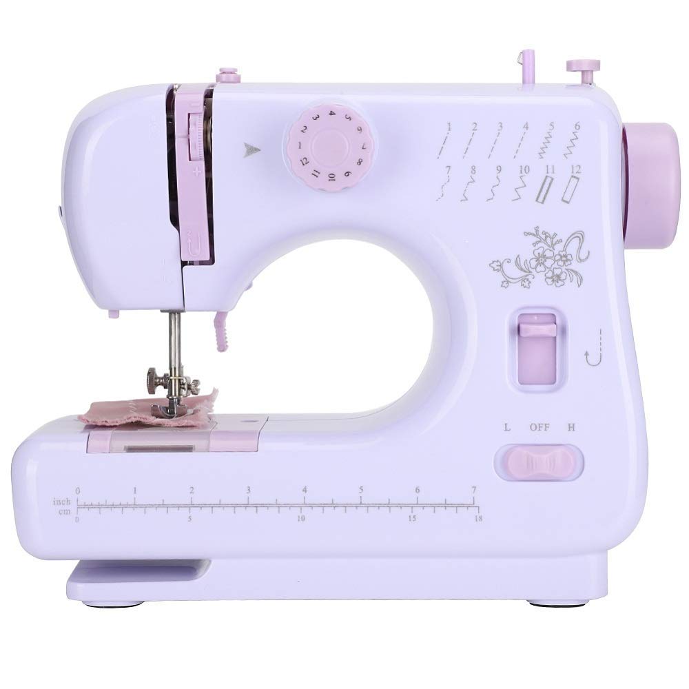 SBM MART Mini Sewing Machine, portable mini multifunctional Crafting Mending Machine with LED Light & foot padle.