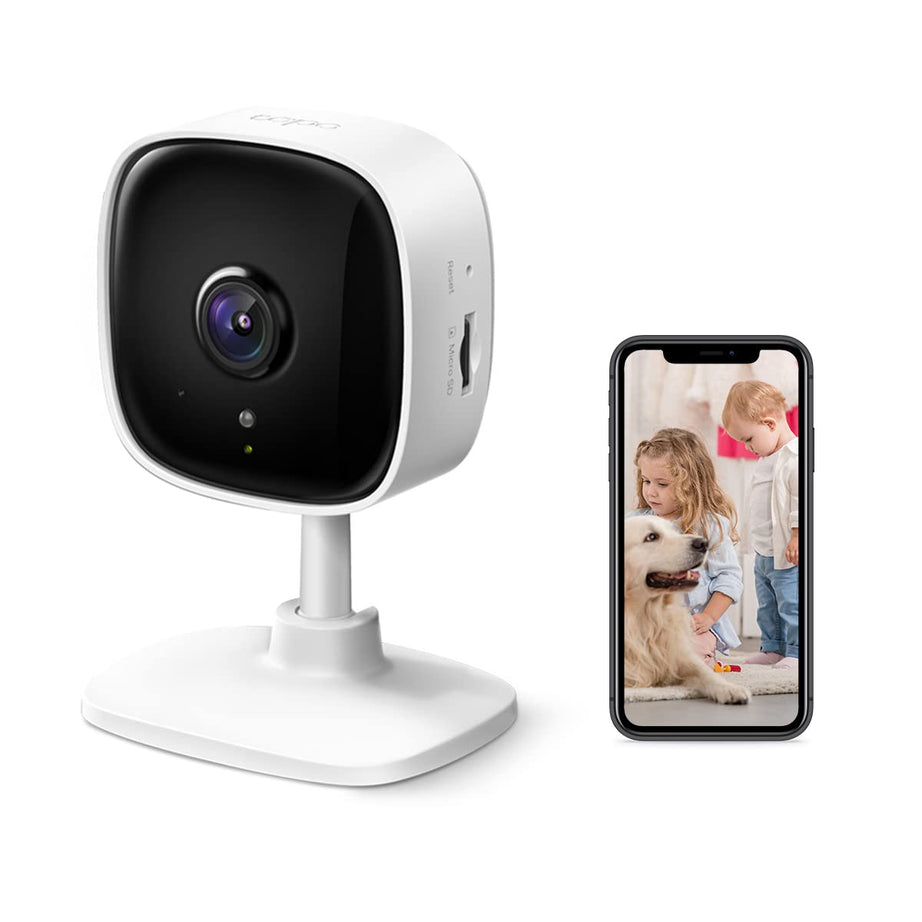 Tapo TP-Link 3MP (2304, 1296P) Ultra-High-Definition Video Smart Wi-Fi Security Camera | Alexa Enabled | 2-Way Audio| Night Vision| Motion Detection | Indoor CCTV C110