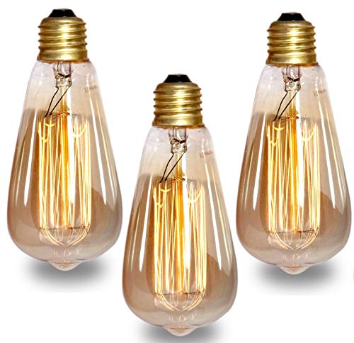 Groeien 40W e26, e27 Incandescent Bulb (newflex_169, Warm White Yellowish) - Pack of 3