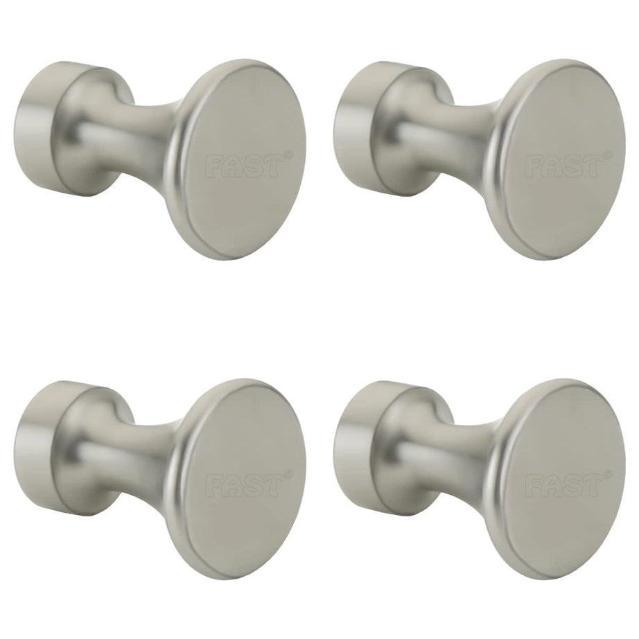 FAST SS Matt Stainless Steel Cabinet Kitchen & Dresser Drawer Pull Knob Handle | Knobs for Furntiture Drawers and Small Door (Contemporary)