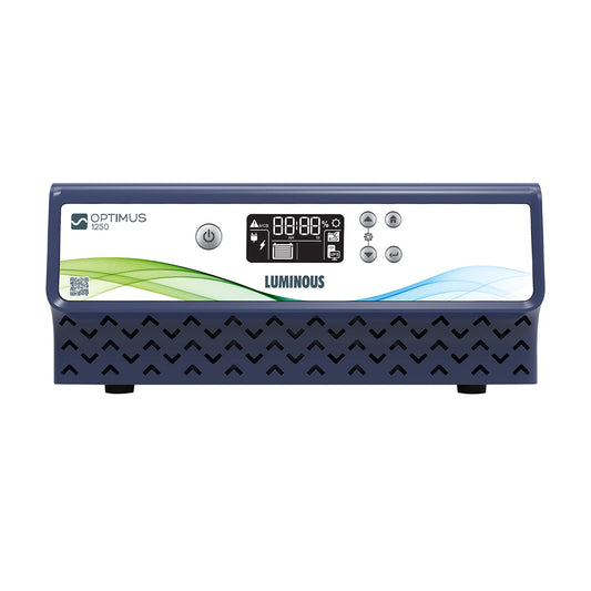 Luminous Optimus 1250 Pure Sine Wave 1100VA/12V Inverter for Home, Office and Shops (supports 1 inverter battery of 12V)