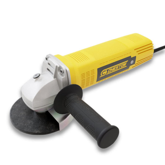 Cheston Angle Grinder for Grinding, Cutting, Polishing (4 inch/100mm), 850W Yellow Grinder Machine with Auxiliary Handle