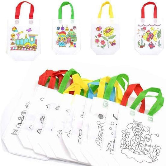 TERA 13 Birthday Gift Bag For Kids (12 Pcs) Return Gifts Carry Bag For Girls, Shopping Bag, Multipurpose Bag, Gift Bag, Painting Coloring Bag For Boys, Carry Bag For Girls & Kids