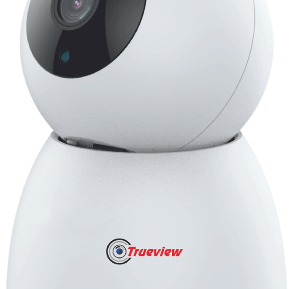 Trueview 3MP Smart CCTV Wi-fi Home Security Camera, 360° View, 2 Way Talk, Cloud Monitor, Detect, Supports SD Card Up to 256 GB, Night Vision, Alexa & Ok Google