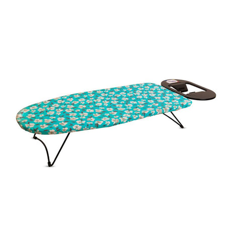 Peng Essentials Zurich Tabletop Ironing Board with Iron Rest-Green, 73x34 cm Surface - Wall Mountable, Iron Rest with Silicon Pad, Heat-Resistant & Space-Saving Iron Table for Ironing Clothes