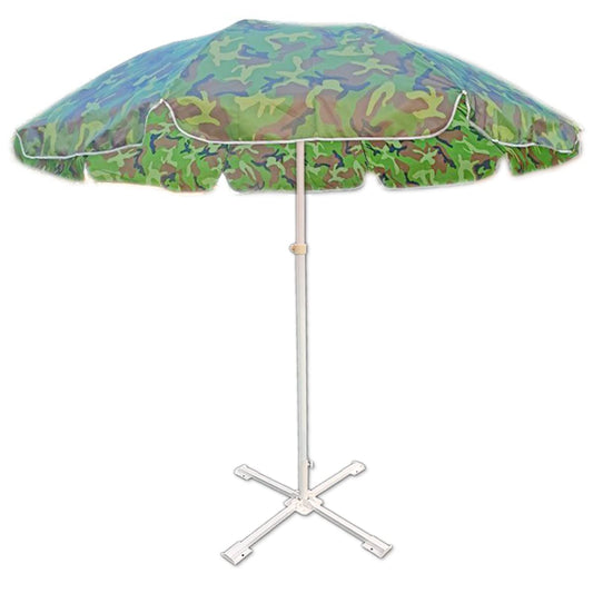 RAINPOPSON Garden Umbrella with Stand 7ft/42 Outdoor Big size Umbrella for Hotel,Shop,Restudent Patio Garden Umbrella (Army) (A2)