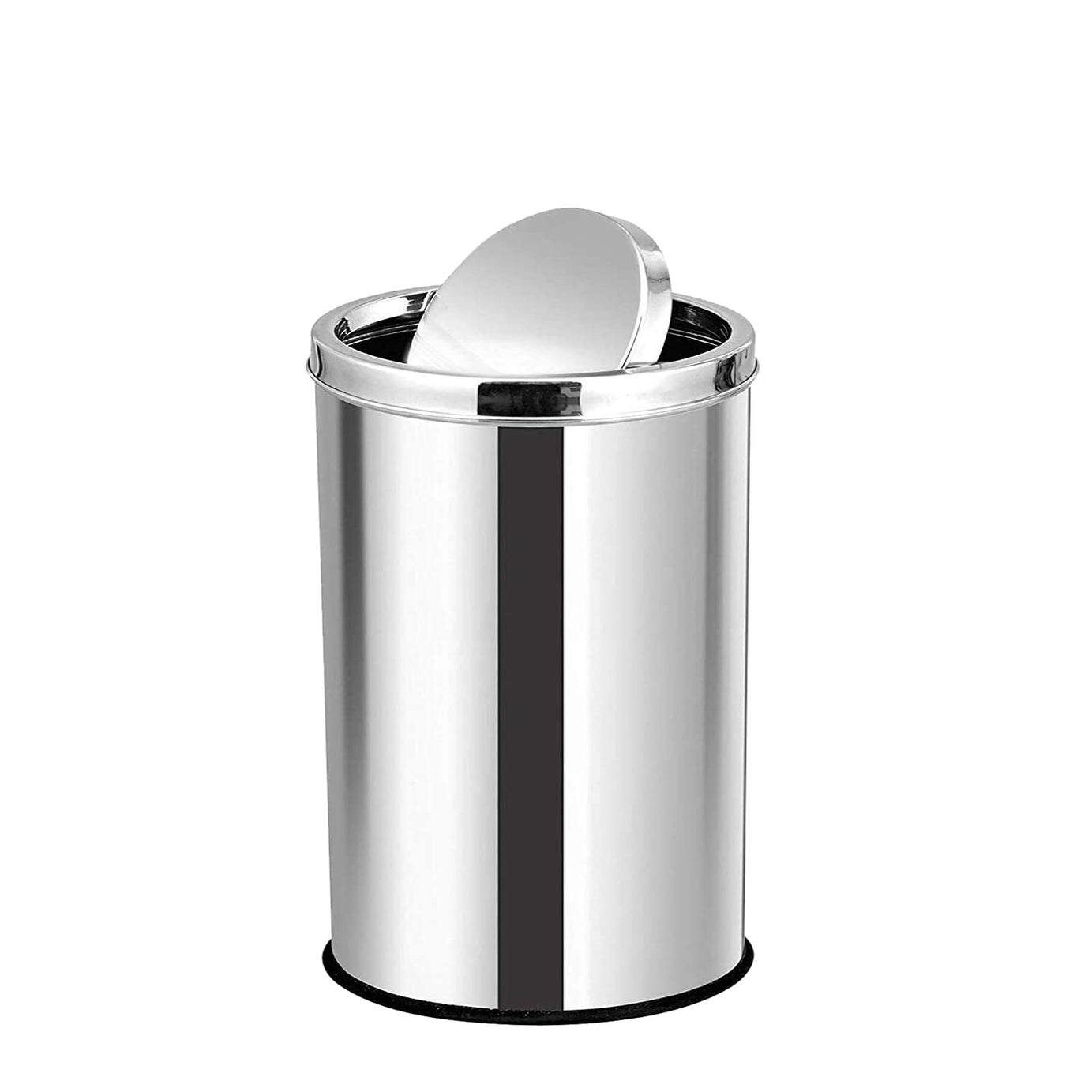 OPR Stainless Steel Swing Dust Bin with Lid| Garbage Bin, Trash Can for Home, Kitchen, Washroom, Bathroom and Offices (8 X 12 in. -10 Liter)