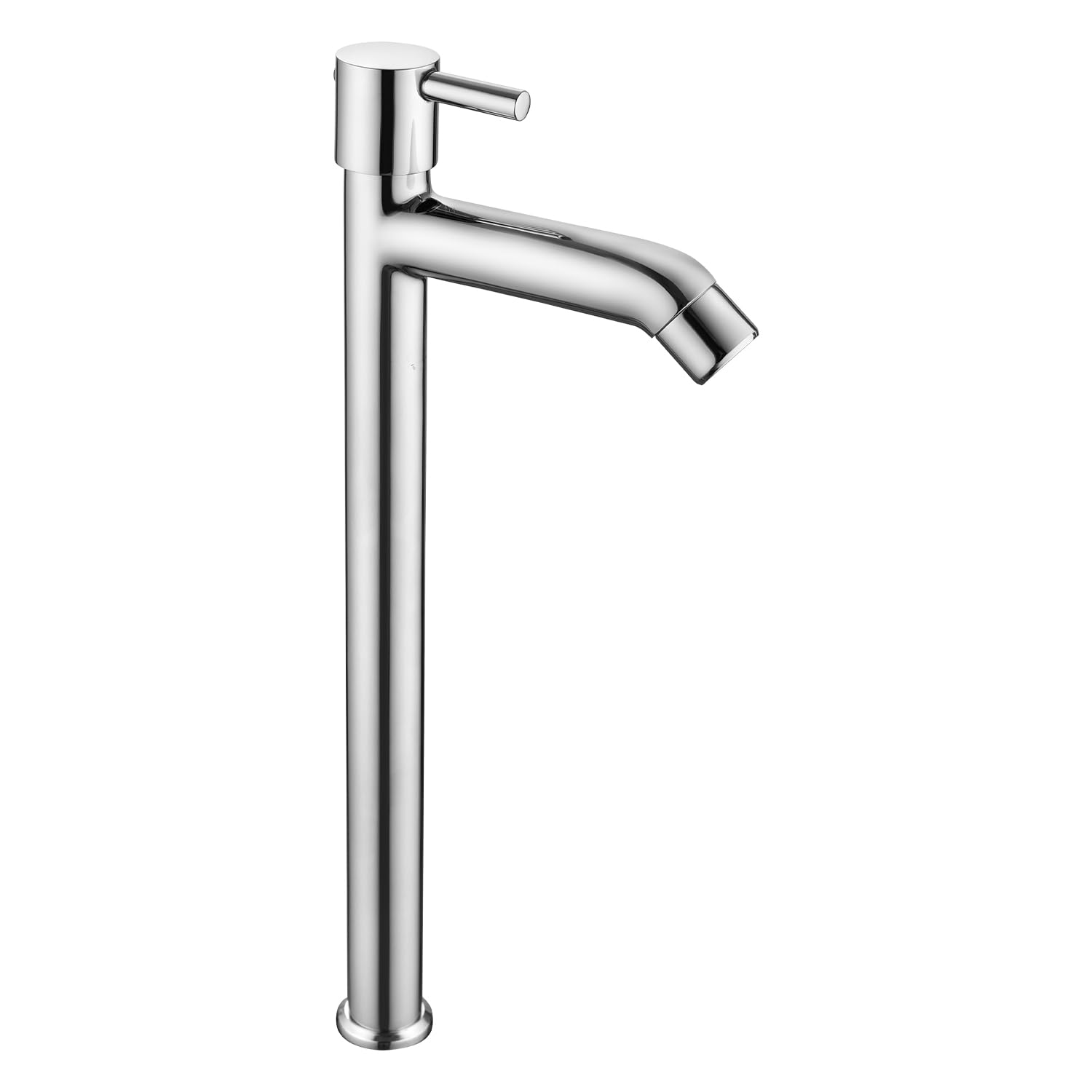 ALTON GRCL3902 Brass Pillar Cock, Extended Body | Table Top Basin Faucet | Bathroom Basin Tap | Chrome Finish