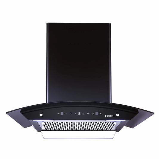 Elica 60 cm 1200 m3/hr Thermal Sensor Filterless Autoclean Kitchen Chimney with 15 Years Warranty (AUTO SENSE WDFL 606 HAC LTW MS NERO)