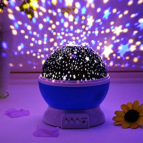 Toy Imagine Star Master Galaxy Night Projector Lamp Ceiling Led Light 360 Rotating Colorful Lights Starry Space Projection Home Decoration Design, Gift for Kids Boy Girl, Plastic, Multicolor