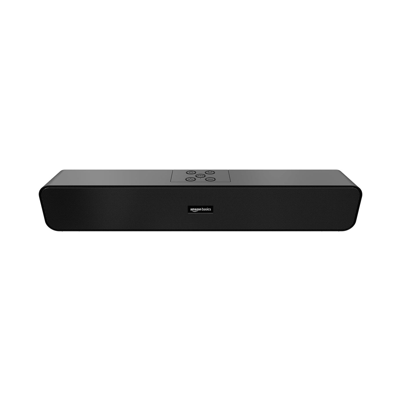 amazon basics 16W Bluetooth Soundbar Speaker with 1200mah Battery, BT v5.3, Aux, USB Port for Mobile, PC, Tablets, and Laptops (Black - 16W)