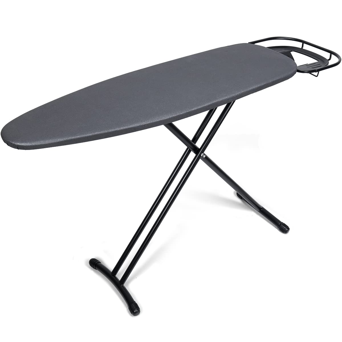 Duwee Ironing Board with Retractable Iron Rest, Thicken Felt Padding, Adjustable Height (14''x43'')