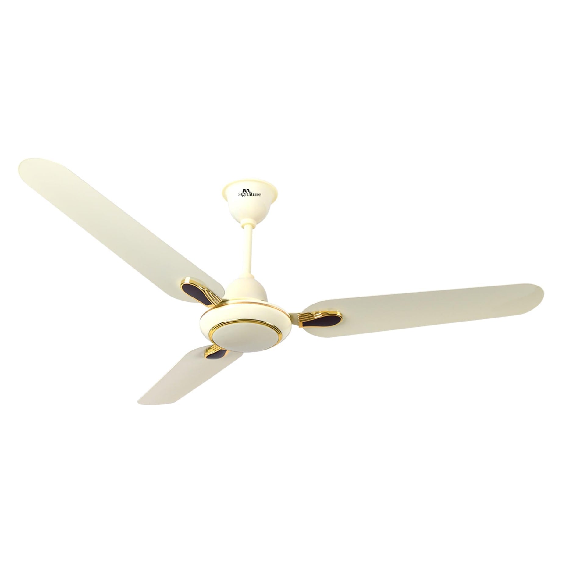 RR Signature (Previously Luminous) Dhoom 1200MM Star-rated BEE Certified Energy Efficient 52-Watt High Speed Ceiling Fan For Home (Ivory), 2 Year Warranty