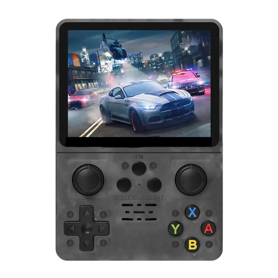 New World X-Ninja R35S Retro Video Game Console 64GB Mini Handheld Gameboy Built in 8000+ Classic Games + PSP Games 3.5-inch IPS Screen Dual 3D Joystick