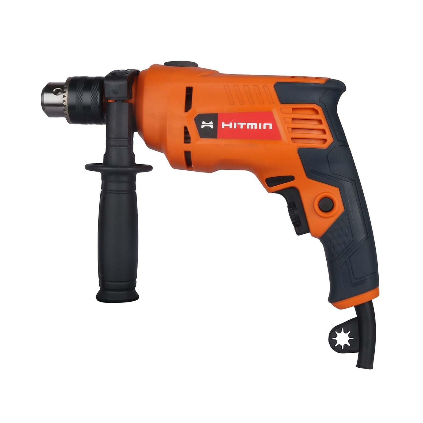 HITMIN HMDV13AS8 13mm Corded Impact Drill 550 W Powerful Motor, 13mm Drill Chuck And 0-3, 000 RPM, 0-48, 000bpm, 1.8 kg