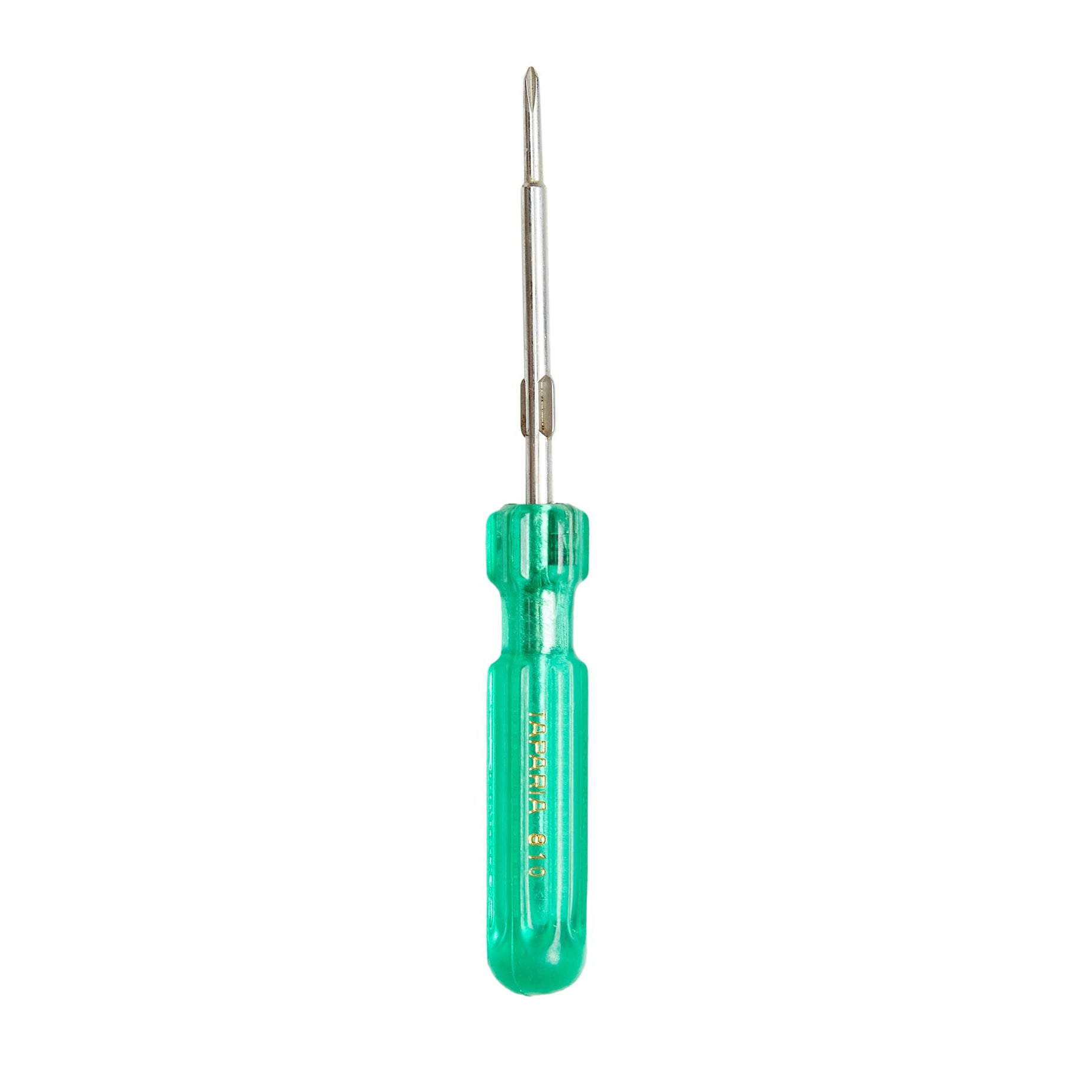 Taparia 810 Steel Two in One Screw Driver (Green and Silver)